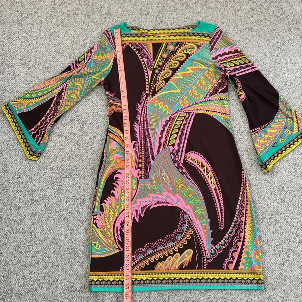 Boho  Paisley Print Dress - Picture 5 of 8